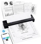TATTMUSE Portable Printers Wireless for Travel, Inkless Thermal Printer Small Bluetooth for Home Use, Support 8.5" X 11" US Letter Size, Compatible with iPhone Laptop, Wide Format & Plotter Printers