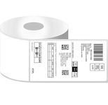 Direct Thermal Shipping 400 Labels Printer Sticker Roll, (3 x 5 inch (Pack of 6), White)
