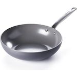 GreenPan CC002290-001 Chatham Open Wok, 11', Grey