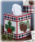 Mary Maxim Plastic Canvas Tissue Box Kit 5"-Winter Welcome (7 count)