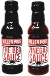 Killer Hogs Barbecue Sauce Variety Pack - Original BBQ Sauce and Vinegar Sauce - Pack of 2 Bottles - 16 oz Per Bottle - 32 oz Total
