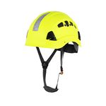 Defender Safety H1-CH Safety Helmet Hard Hat with Visor ANSI Z89.1 (Safety Yellow)