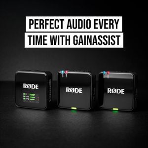 RØDE Wireless GO Gen 3 Microphone – Compact Wireless Audio System