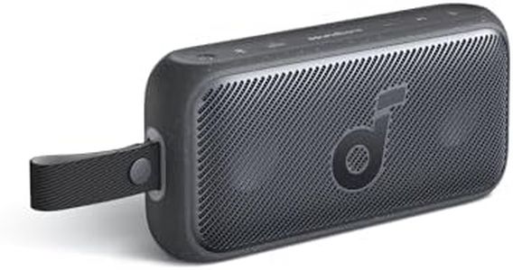 soundcore Motion 300 Wireless Hi-Res Portable Speaker with BassUp, Bluetooth Speaker with SmartTune Technology, 30W Stereo Sound, IPX7 Waterproof, Detachable Strap, for Backyard, Camping and Hiking