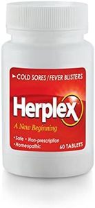 Herplex Premium Tablets | Helps Against Outbreaks & Cold Sores with No Side Effects | Helps to Quickly Ease & Reduce Symptoms of Cold Sore, & Fever Blisters | 60 Tablets