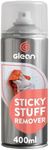 GLEAN Sticky Stuff Remover Gel Spray | 400ml | Goo Dissolver | Removes The Goo, Glue, Adhesive Remover, Labels, Chewing Gum | Multi-Surface: Wood, Glass, Metal, Tiles, Fabric, UPVC Cleaner