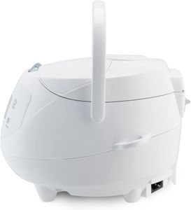 Yum Asia Panda Mini Rice Cooker – Arctic White, Compact 3-Cup