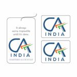 Anne Print Solutions® CA Car Hanging Dangler for Car Chartered Accountant Sticker for Bike Ca Stickers for Car with Front Side Gumming Updated 2024 Logo Combo Pack of 6 Pcs Multicolor