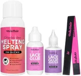 Dolahair Wig Glue Spray for Front Lace Wig Lace Melting Spray for Wigs Melting Spray Lace Bond Spray Wig Glue Spray lace Melting kit Lace Glue Kit Wig Install Kit