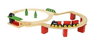 BRIO Classic Deluxe Train Set Toddler Toys for Kids 2 Years Up - Compatible with all BRIO Railway Sets & Accessories