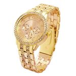 STYLEDOSE Platinum Analogue Gold Dial Women's Watch