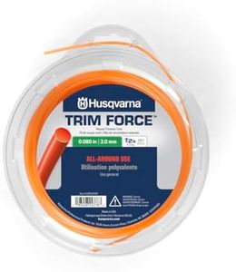 Husqvarna Trimforce 0.080-Inch, 208-Foot Spooled String Trimmer Line, All Around Use Weed Eater Line (0.5 lb)