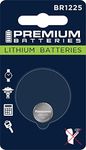 Premium BR1225 Battery Lithium 3V Coin Cell - Japanese Engineered High Capacity Batteries (1 Pack)