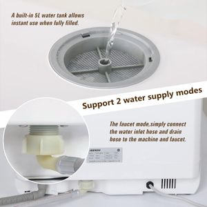 eklipt Table Top Dishwasher – Compact Countertop Dishwashing Machine