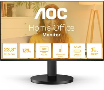 AOC 27" FHD Monitor – USB-C Connectivity, Slim Bezel Display