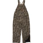 Carhartt Boys' Loose Fit Canvas Insulated Double-front Bib Overall, Mossy Oak Bottomland, 5