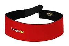 Halo Headband Sweatband Velcro Red