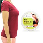 Ayurjeet Fat Reducer Cream | Natural Herbal Extracts & Essential Oils | Lightweight Body Care Cream for Smooth & Firm Skin | 100g | For Men & Women
