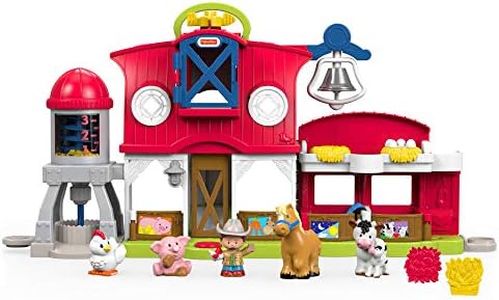 Fisher-Price - Little People Farmoria de los Animales Felices, con Sonidos y música, Juguete para niños de 1 años [Italiano], FKD15