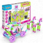 Engino- STEM Girls Building Toys, 30 Motorized Model Set, Educational Toys for Ages 6+, Construction Toys, Gifts for Girls, STEM Projects