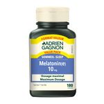 Adrien Gagnon - Melatonin 10 mg, Highly dosed For experienced users - Value Pack - 180 Count