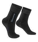 Summshall Neoprene Socks, 3mm Wetsuit Socks Thermal Swimming Socks for Men Women Anti-slip Warmth Neoprene Socks for Diving Snorkeling Cold Water Swim Sea Sailing Kayaking