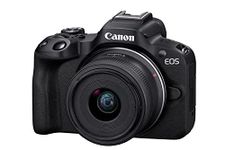 Canon EOS R50 RF-S18-45mm f/4.5-6.3 is STM Mirrorless Camera (Black)- 4K Video Vlogging with 24.2 MP