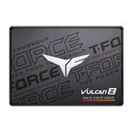 TEAMGROUP T-Force Vulcan Z 256GB SLC Cache 3D NAND TLC 2.5 Inch SATA III Internal Solid State Drive SSD (R/W Speed up to 520/450 MB/s) T253TZ256G0C101