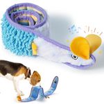 Nocciola No Stuffing EEL Dog Squeaky Toys - Snuffle Dog Toys for Stimulating, Durable Dog Toys for Small Medium Large Dogs, Tough Dog Toys for Aggressive Chewers, Dog Puzzle Toys for IQ Training