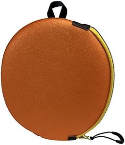 OneJoy Ping Pong Paddle, Table Tennis Racket Cover, Table Tennis Racquet Sleeves, for Single Racket Bag with Zipper AJ60-3828 Orange, 18.5cm x 16cm