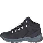 Merrell Men's Erie Mid Ltr Wp Hiking Boot, Black, 9.5 M US