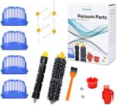 KEEPOW Replacement Accessories Kit for iRobot 600 Series 675 690 680 671 652 650 620 614 595 Vac Parts, 4 Hepa Filters,4 Side Brushes,1 Flexible Beater Brush,1 Bristle Brush,2 Cleaning Tool