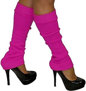 80s Leg Warmers - Fluoro Pink 80s Leg Warmers - Fluoro Pink