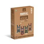 Eat Anytime Multigrain Millet Energy Chocolates, 12 Bars | High Protein, High Fiber, No Added Sugar | Gluten Free Granola Bars with Jowar, Bajra, Dark Chocolate | Healthy Snack (300g)