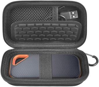 Hard Case Compatible with SanDisk Extreme PRO 500GB 1TB 2TB 4TB Portable External SSD. Carrying Travel Holder for Crucial X8 Solid State Drive (Box Only)-Black