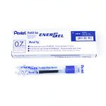 Gel Ink Refills for Pentel EnerGel Gel Roller Pens (BL57, BL77, BL407, BL107, BL117, BL2007, K600, K611, BL437), 0.7mm, Blue Ink, LR7-C, Box of 12