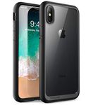 SupCase Unicorn Beetle Style Premium Hybrid Protective Clear Case for Apple iPhone X 2017/iPhone XS 2018 Release, Black