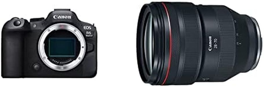Canon EOS R6 Mark II Body with Stop Motion Animation Firmware with RF 28-70mm f/2L USM Lens, Black - 2965C002