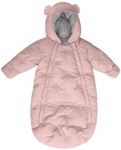 7AM Enfant Winter Baby Snowsuit - Waterproof One Piece Warmer Winter Hooded Snowsuit, Breathable Infant Snowsuit for Baby Girl & Boy, Bunting Bebe Stroller Sac | (Cameo, Medium)