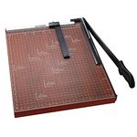 Paper Cutter Guillotine Paper Trimmer with 12-inch Cut Length, A3-B7Paper Cutting Machine, 10 Sheets Capacity Paper Slicer, Small Business Supplies,18.9" x 15.0" (Use for A2-A7)