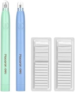 2PCS Electric Eraser, Electric Erasers for Artists with 40 Refills, Battery Operated Eraser, Electric Eraser Kit for Drawing, Art, Painting, Sketching, Drafting Pencils
