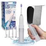 Portable Water Flosser and Toothbrush - Travel-Friendly Everyday Use Flosser and Toothbrush Combo 2 in 1 - Braces Friendly - Perfect for Travel, Outdoor Adventures, Office and School Use