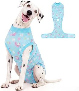 Kuoser Dog Surgery Recovery Suit, Soft Breathable Dog Recovery Suit for Female Spay Male Nueuter, Anti Licking Puppy Onesie Pet Surgical Suit for Dogs Abdominal Wounds Skin Disease, Unicorn 2XL