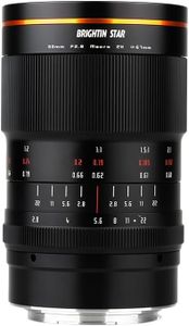 Brightin Star 60mm F2.8 2X Macro Manual Focus Prime Lens for Fujifilm XF-Mount Mirrorless Cameras - APS-C MF Large Aperture Fixed Lens, Fit for XT5, XT4, XT30, XPRO3/2, XT200, XS-10, XA7, XE4/2, XH1/2