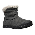 BOGS Ladies BMoc II Charcoal Waterproof Warm Lined Ankle Boots 72699 (Numeric_5)