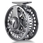 Sougayilang Fly Fishing Reel Ultralight Anti-Oxidation,CNC-machined Aluminum Alloy Body and Spool fly fishing reels size 5/6