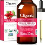 Cliganic Organic Rosehip Oil for Fa