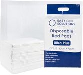 100 x Easy Care Solutions 60 x 90 cm Ultra Plus | Premium Disposable Incontinence Bed Pads | Pack of 25 | High Absorbency Underpads, Bed Mats, Mattress Protectors, Incontinence Pads | 4 Packs of 25