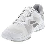 Babolat Women's SFX3 All Court Tennis Shoes, White/Silver, 8 UK