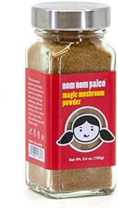 The Spice Lab Nom Nom Paleo Magic Mushroom Powder - 3.6 oz French Jar - Gluten Free Umami Seasoning - Dried Mushroom Powder for Cooking - All Purpose Kosher, Non GMO & Paleo Friendly - 7232